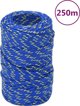 vidaXL Θαλασσινό σχοινί, μπλε, 2 mm x 250 m, πολυπροπυλένιο