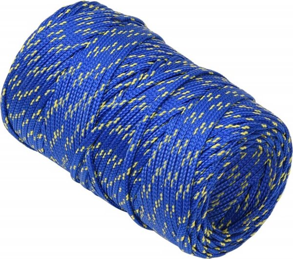vidaXL Θαλασσινό σχοινί, μπλε, 2 mm x 250 m, πολυπροπυλένιο