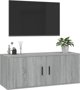 vidaXL Kremasmeni thikiki tileorasis, gkri dzebon sonoma, 100x34,5x40 cm