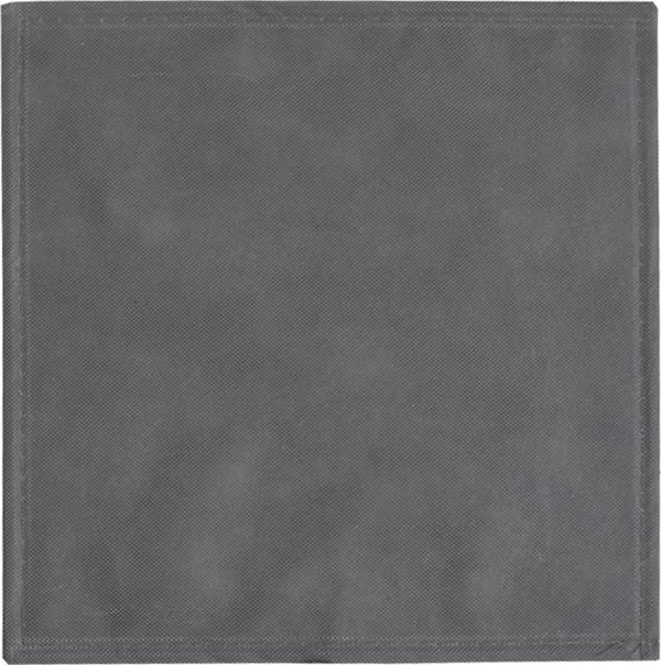 vidaXL Αναδιπλούμενα κουτιά, 4 τεμάχια, γκρι, 32x32x32 εκ., από ύφασμα