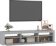 vidaXL Szafka pod TV z oswietleniem LED, szarosc sonoma, 180x35x40 cm