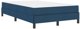 vidaXL Κρεβάτι Box Spring με Στρώμα, Υφασμάτινο, Μπλε, 120x200 cm