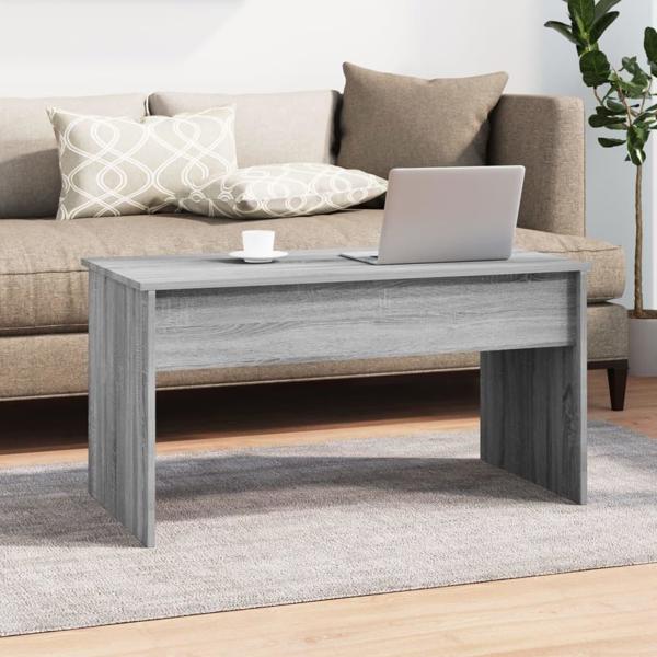 vidaXL Τραπεζάκι καφέ σε γκρι Sonoma δρύινη απόχρωση 102x50,5x52,5 cm