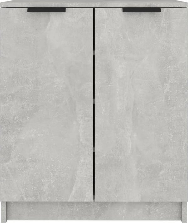 vidaXL Παπουτσοθήκη, Μπετονέ Γκρι, 59x35x70 cm
