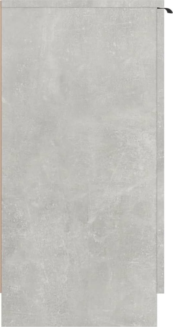 vidaXL Παπουτσοθήκη, Μπετονέ Γκρι, 59x35x70 cm