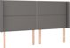 vidaXL Ζαγλόβερ uszak, γκρι, 203x16x118/128 cm, τεχνητό δέρμα
