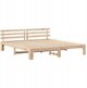 vidaXL Πλαίσιο κρεβατιού Naturalny 180 x 200 cm από ελαφρύ ξύλο πεύκου