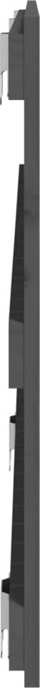 vidaXL Wezglowie κρεβατιού, γκρι, 140x3x60 cm, μασίφ πεύκο