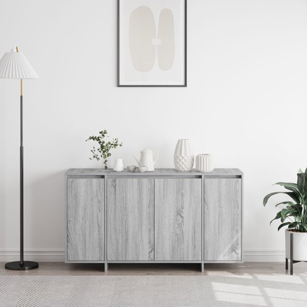 vidaXL Μπουφές 120x41x75 εκ. από Πλακάζ Ξύλο, Γκρι Sonoma