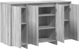 vidaXL Μπουφές 120x41x75 εκ. από Πλακάζ Ξύλο, Γκρι Sonoma