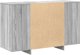 vidaXL Μπουφές 120x41x75 εκ. από Πλακάζ Ξύλο, Γκρι Sonoma