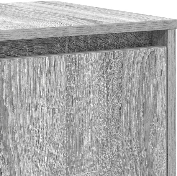 vidaXL Μπουφές 120x41x75 εκ. από Πλακάζ Ξύλο, Γκρι Sonoma