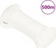 vidaXL Linka zeglarska, biala jednolita, 5 mm, 500 m, polipropylen