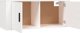 vidaXL Κρεμαστή Ντουλάπα Τηλεόρασης Λευκή 100x34,5x40 εκ.