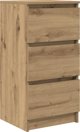 vidaXL Συρταριέρα Artisan Δρυς 37,5x35x76 εκ. από Κολλητό Ξύλο