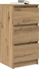 vidaXL Συρταριέρα Artisan Δρυς 37,5x35x76 εκ. από Κολλητό Ξύλο