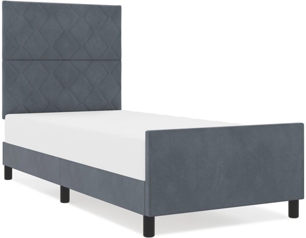 vidaXL Tapestrasmeno krevati Skouro Gkri 100x200 cm veloudino