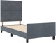 vidaXL Tapestrasmeno krevati Skouro Gkri 100x200 cm veloudino