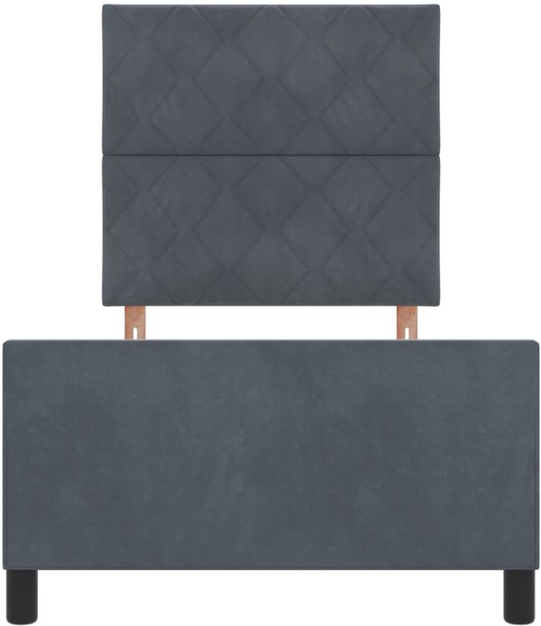 vidaXL Tapestrasmeno krevati Skouro Gkri 100x200 cm veloudino