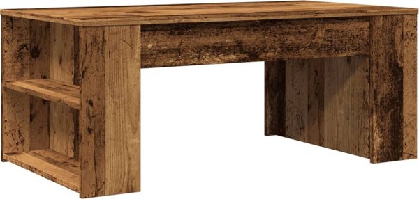 vidaXL Stolik kawowy, stare drewno, 102x55x42 cm