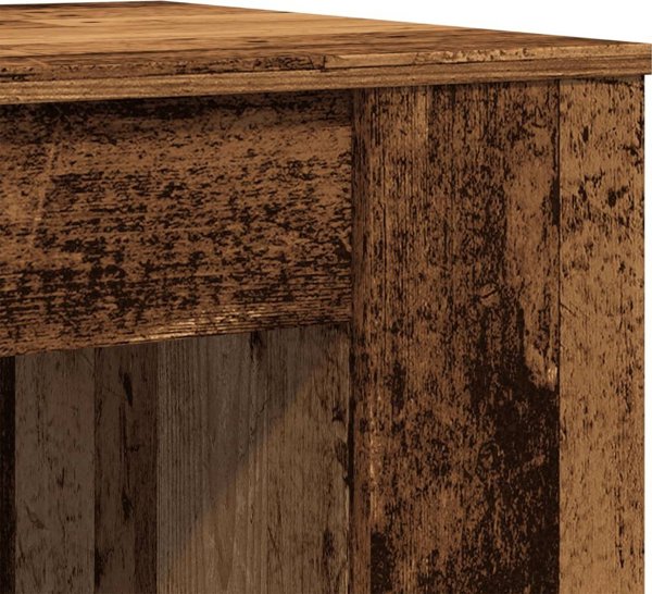 vidaXL Stolik kawowy, stare drewno, 102x55x42 cm