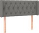 vidaXL Ζαγκλόουζεκ uszak, σκούρο γκρι, 103x16x78/88 εκ., ύφασμα