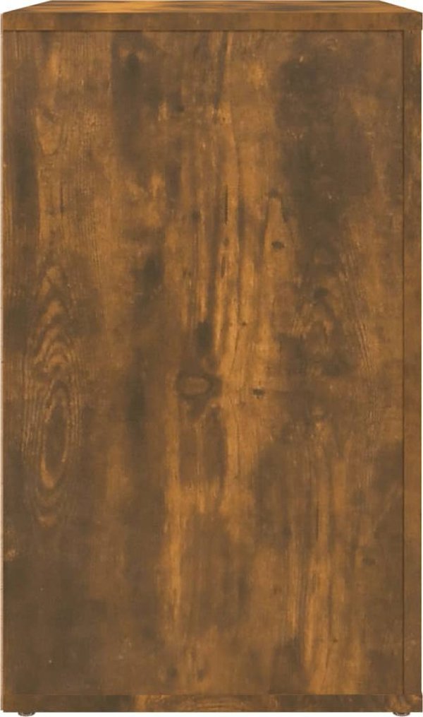 vidaXL Κομοδίνο, καπνιστό δρυς, 50x36x60 cm