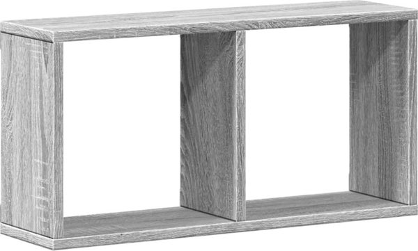 vidaXL Επιτοίχιο ράφι, 60x16x30 εκ., γκρι Sonoma δρυς