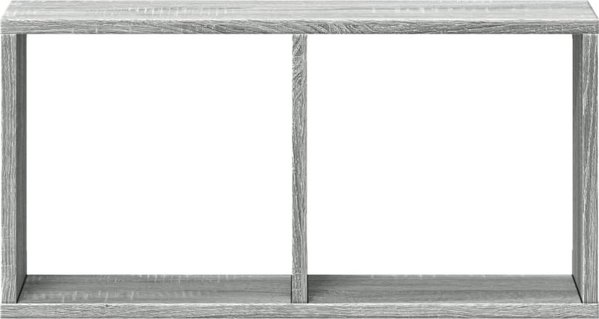 vidaXL Επιτοίχιο ράφι, 60x16x30 εκ., γκρι Sonoma δρυς