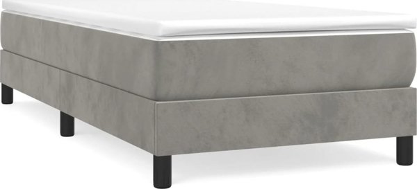 vidaXL Lotzko kontynentalne me to matras, asprogkrizo, aksamit 90x190 cm
