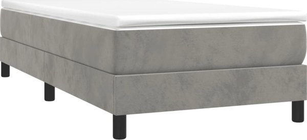 vidaXL Lotzko kontynentalne me to matras, asprogkrizo, aksamit 90x190 cm