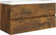 vidaXL Ντουλάπι νιπτήρα, καπνιστή δρυς, 90x38,5x45 cm