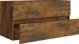 vidaXL Ντουλάπι νιπτήρα, καπνιστή δρυς, 90x38,5x45 cm