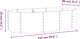 vidaXL vidaXL Donica ogrodowa, malowana proszkowo stal, 152x80x36 cm, srebrna