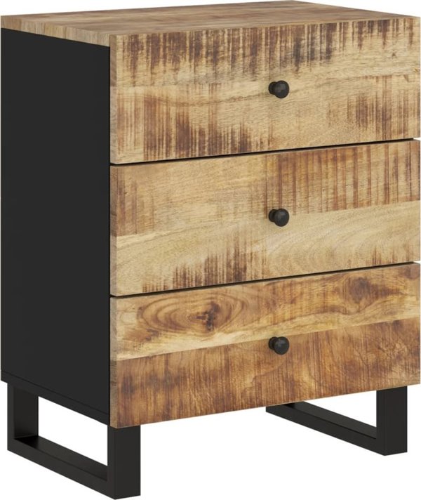 vidaXL vidaXL Szafka nocna, 50x33x62 cm, lite drewno mango