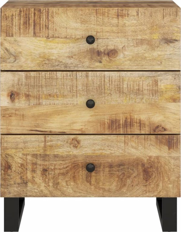 vidaXL vidaXL Szafka nocna, 50x33x62 cm, lite drewno mango