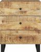 vidaXL vidaXL Szafka nocna, 50x33x62 cm, lite drewno mango