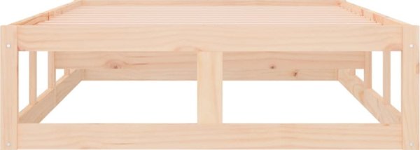 vidaXL Rama lozka 100 x 200 cm, lite drewno