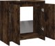 vidaXL Ντουλάπι μπάνιου, καπνιστή δρυς, 60x33x61 εκ.
