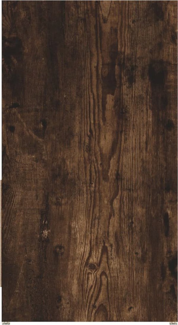 vidaXL Ντουλάπι μπάνιου, καπνιστή δρυς, 60x33x61 εκ.