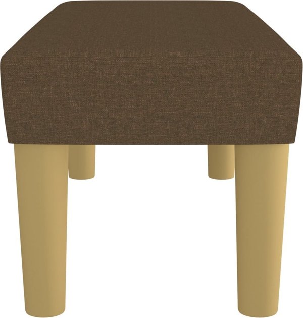vidaXL Λαβή, σκούρο καφέ, 70x30x30 εκ., επενδεδυμένη με ύφασμα