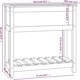 vidaXL Donica με ράφι, γκρι, 82,5x34,5x81 εκ., μασίφ ξύλο πεύκου