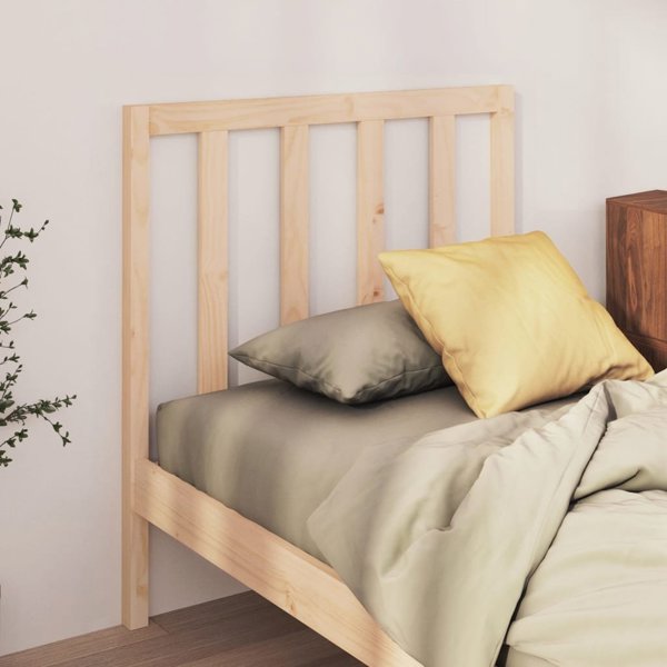 vidaXL Κεφαλάρι κρεβατιού, 95x4x100 cm, από συμπαγές πεύκο