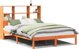 vidaXL Κρεβάτι με ράφια χωρίς στρώμα 135x190 εκ