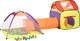 vidaXL vidaXL Namiot do zabawy dla dzieci, kolorowy, 338x123x111 cm