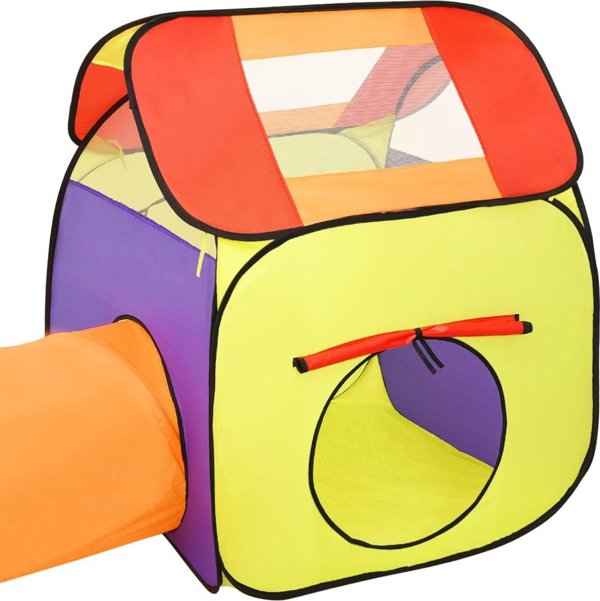 vidaXL vidaXL Namiot do zabawy dla dzieci, kolorowy, 338x123x111 cm