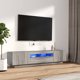 vidaXL Σετ 2 ντουλάπια TV με LED φωτισμό, Sonoma γκρι δρυς