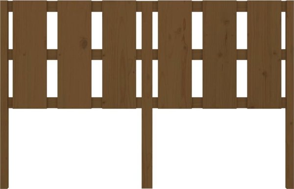vidaXL Κεφαλάρι Κρεβατιού, Μέλι Καφέ, 155.5x4x100 cm, Πεύκο