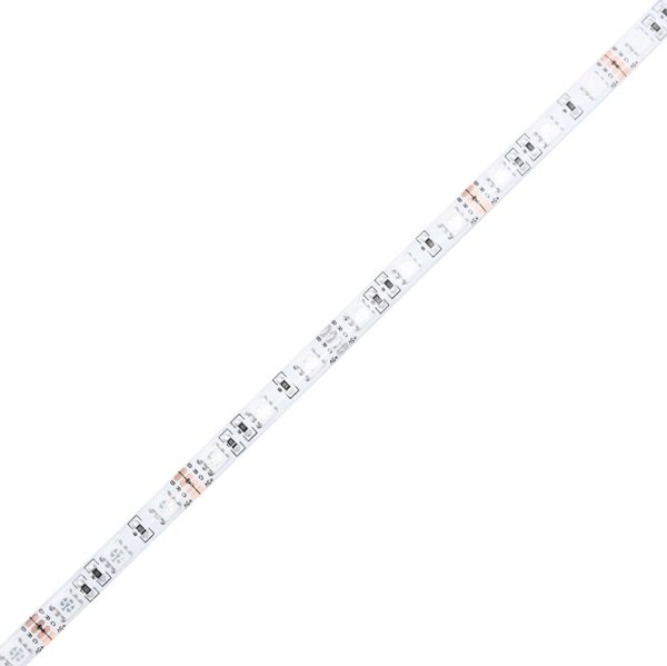vidaXL Έπιπλο Τηλεόρασης με LED, λευκό, 100x34x50εκ, ξύλινο υλικό