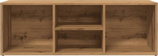 vidaXL Παγκάκι παπουτσιών, χρώμα ντόρυ δρυς, 105x35x35 εκ.